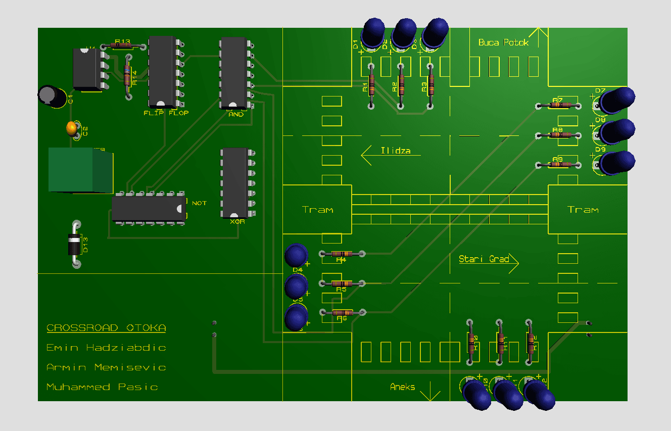 Crossroad Trafficlight System